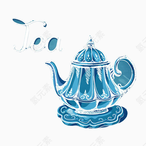 茶壶的意贴图素材图片