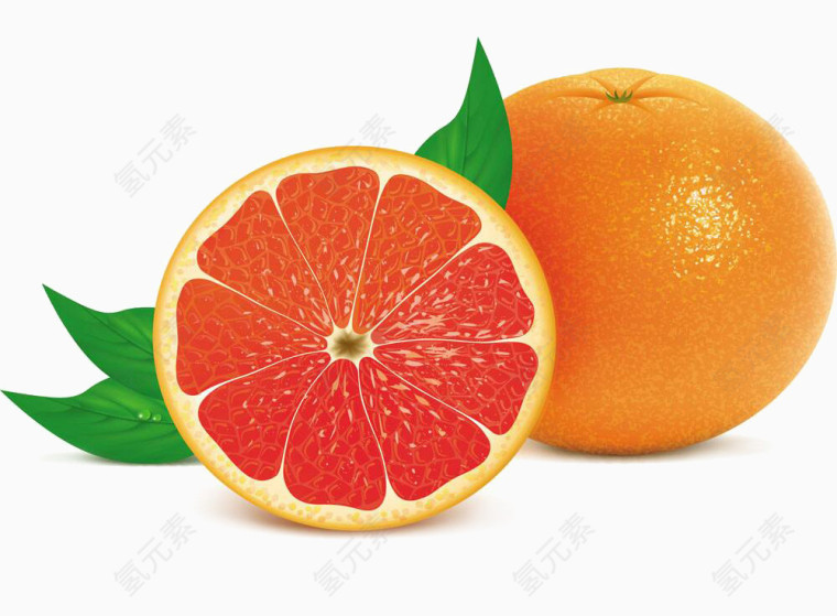 水果橙子素材