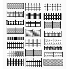栅栏篱笆素材图片
