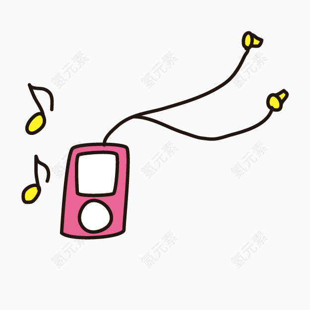粉色卡通MP3