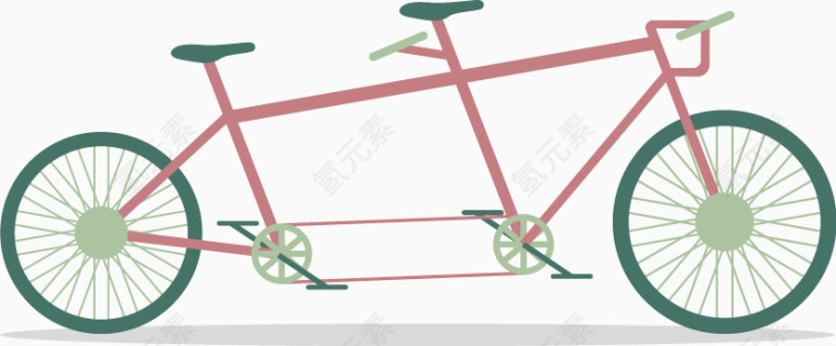 创意自行车设计矢量素材