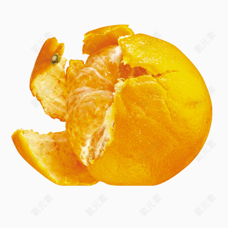 橘子实物图案
