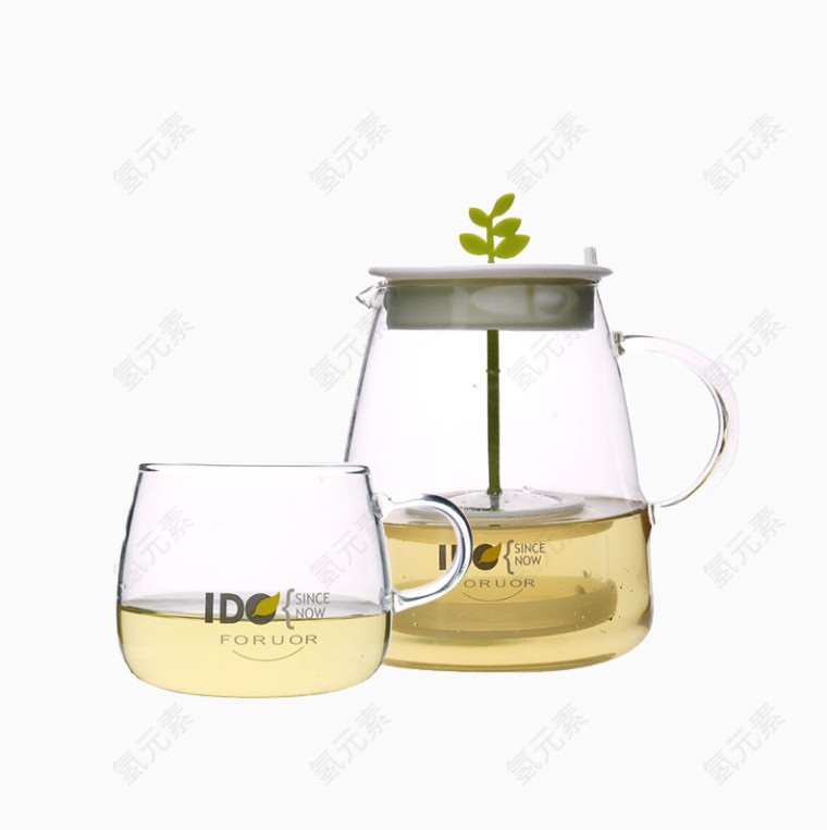 玻璃养生茶壶