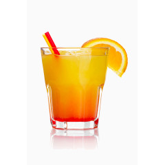 橙汁冷饮图片