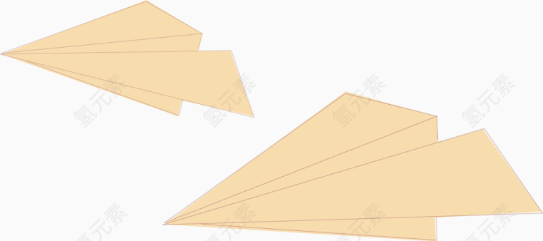 纸飞机png矢量素材