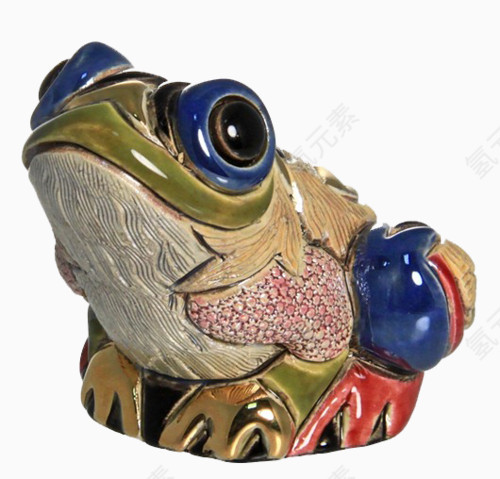 居家摆件陶瓷青蛙