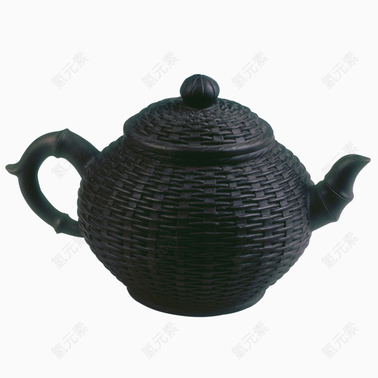 编藤形状的茶壶