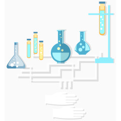 矢量化学实验素材