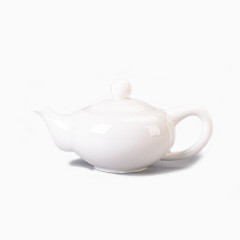 白瓷合欢泡茶壶