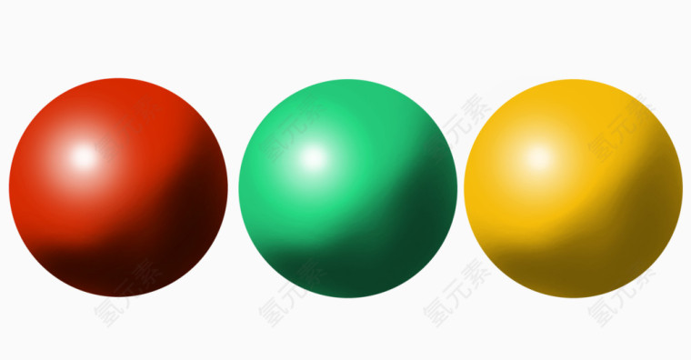 三色装饰球