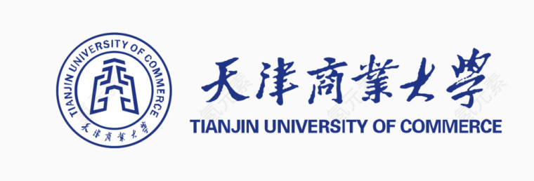 天津商业大学logo