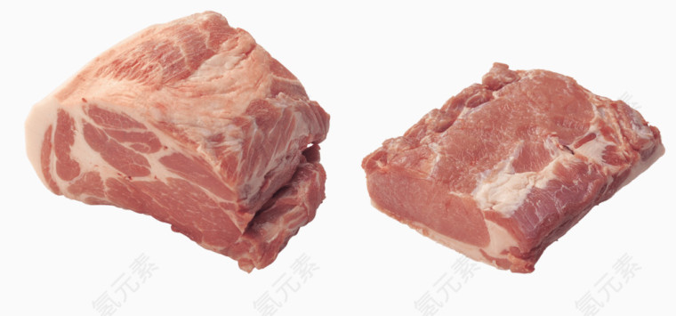 两块生猪肉