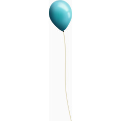 蓝色漂亮气球