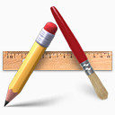 尺子铅笔画笔组合