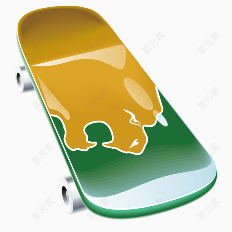 滑板车png矢量素材