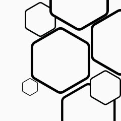 创意六边形装饰图片素材