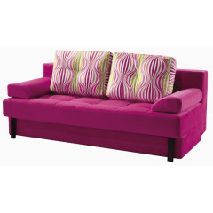 紫红色沙发