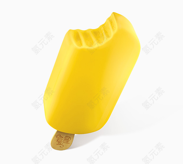 黄色芒果冰棍