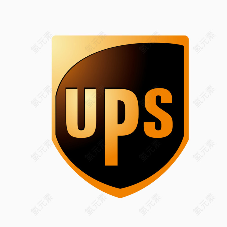 UPS快递矢量标志