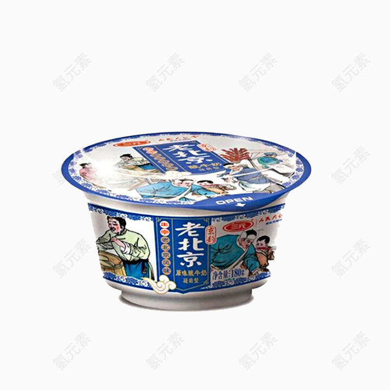 三元老北京酸奶盒装