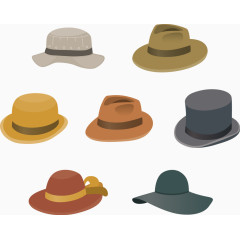 各种各样的帽子