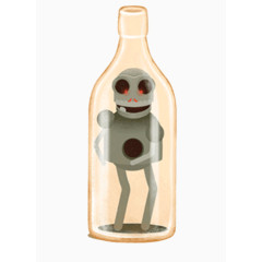 瓶子里的怪物