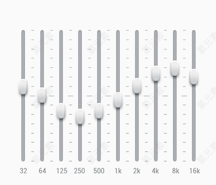 音量调整滑块高清免抠素材