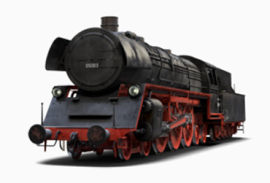 复古火车模型