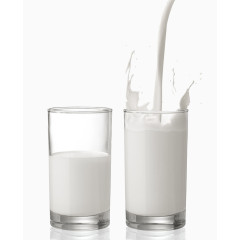 两杯牛奶