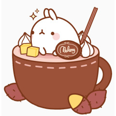 萌萌哒兔子咖啡