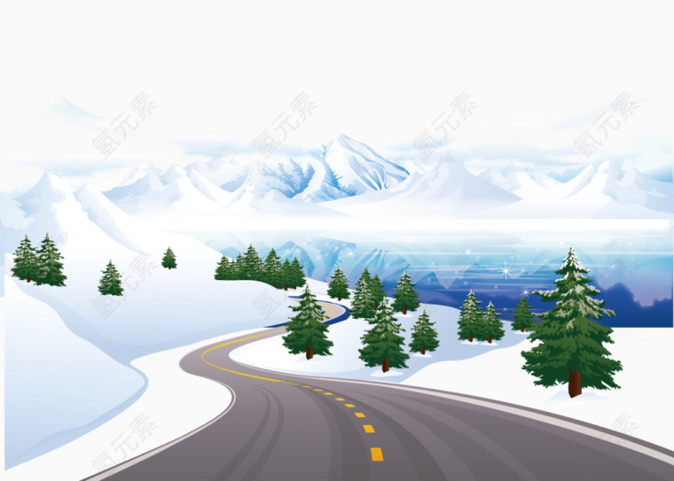 雪地公路