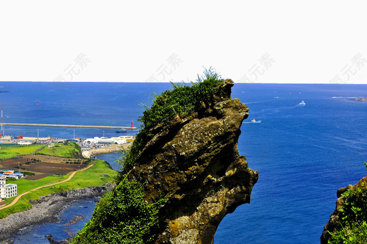 城山日出峰美景图片