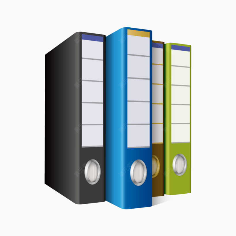 矢量文件夹文件盒免费素材下载