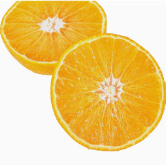 两半橙子