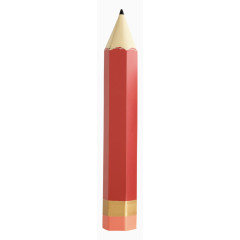 红色漂亮铅笔