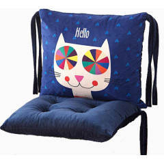 一体加厚保暖椅垫hello猫