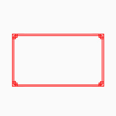中国风双层边框