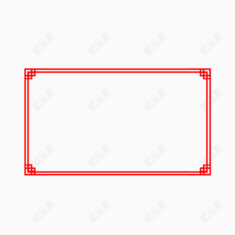 中国风双层边框