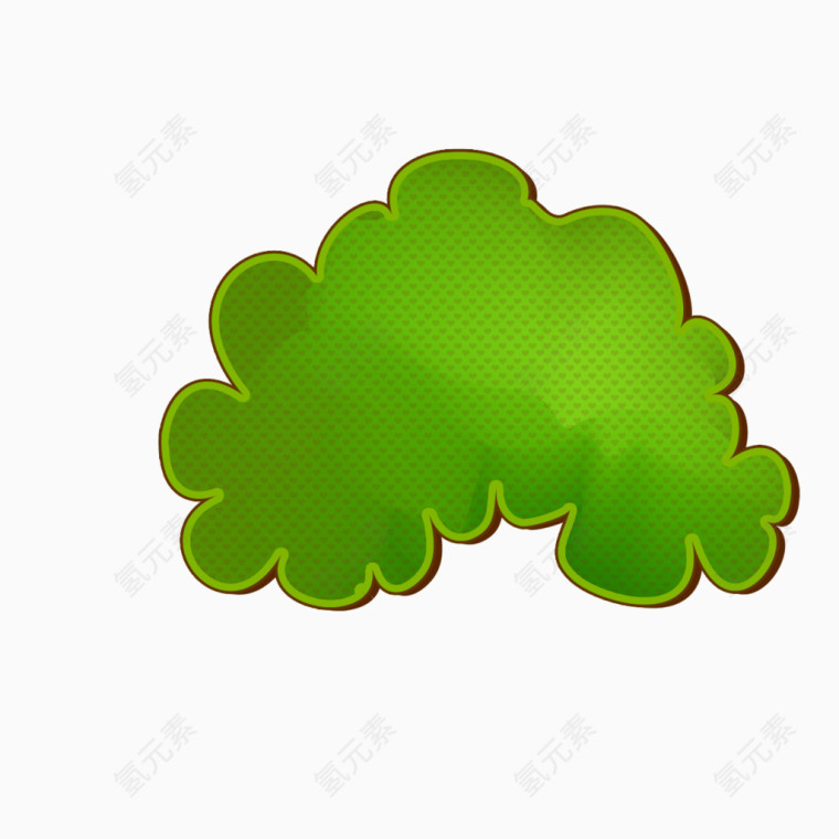 绿色炫彩白云