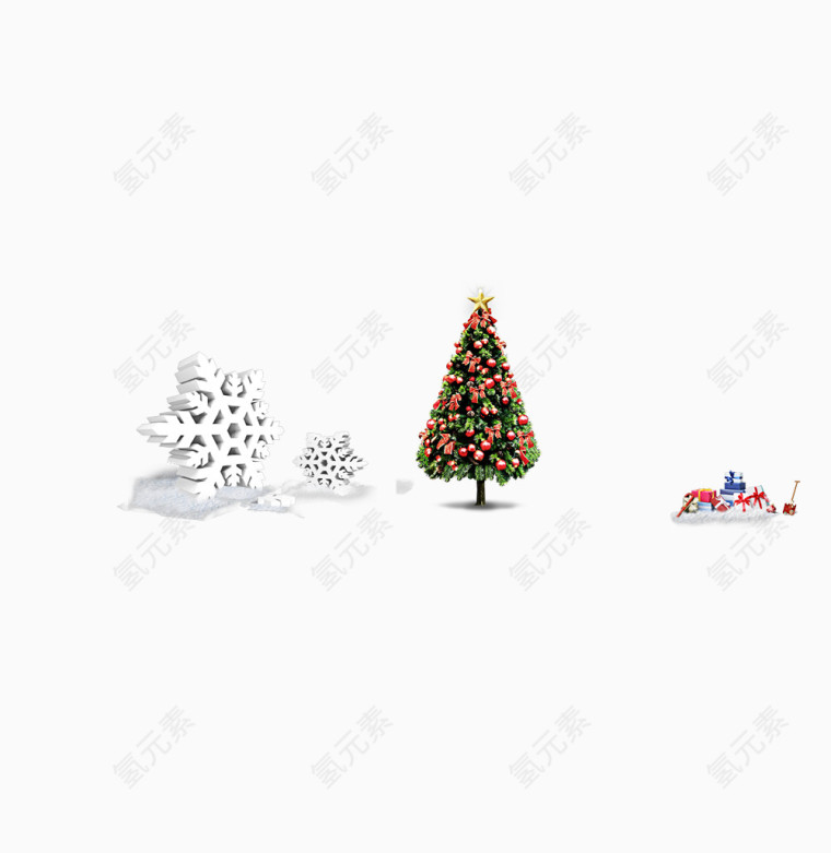 装饰性圣诞树