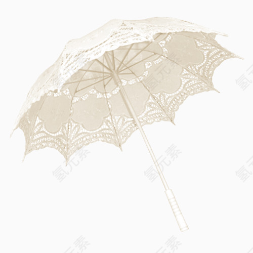 花纹雨伞模型