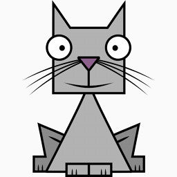 一只灰色的猫