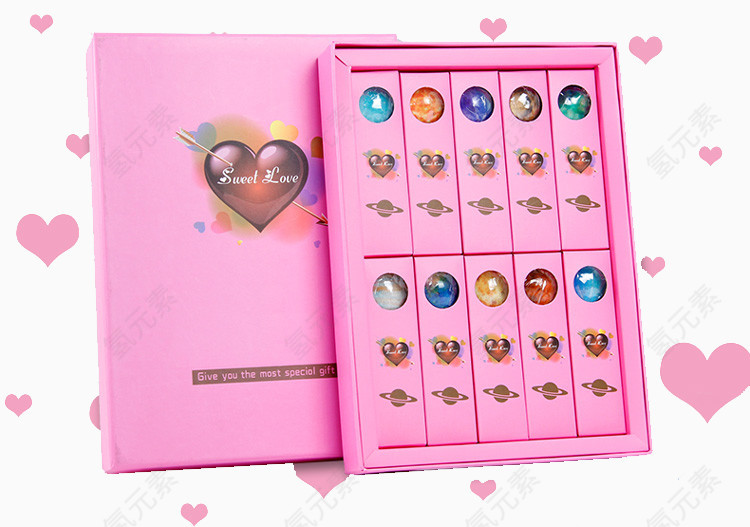 粉色糖果礼盒