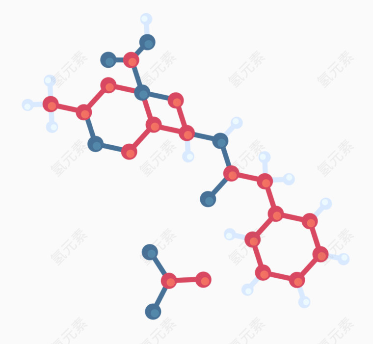 矢量化学结构素材