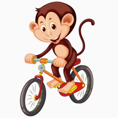 骑车的小猴