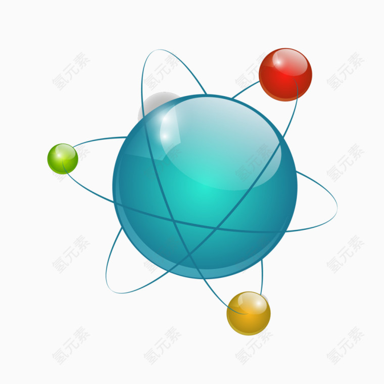 矢量水晶球装饰