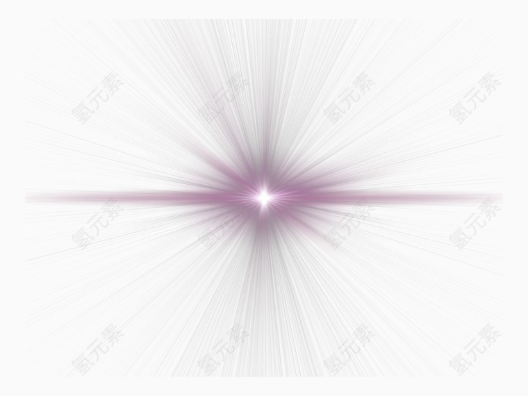 紫色清新闪耀效果元素