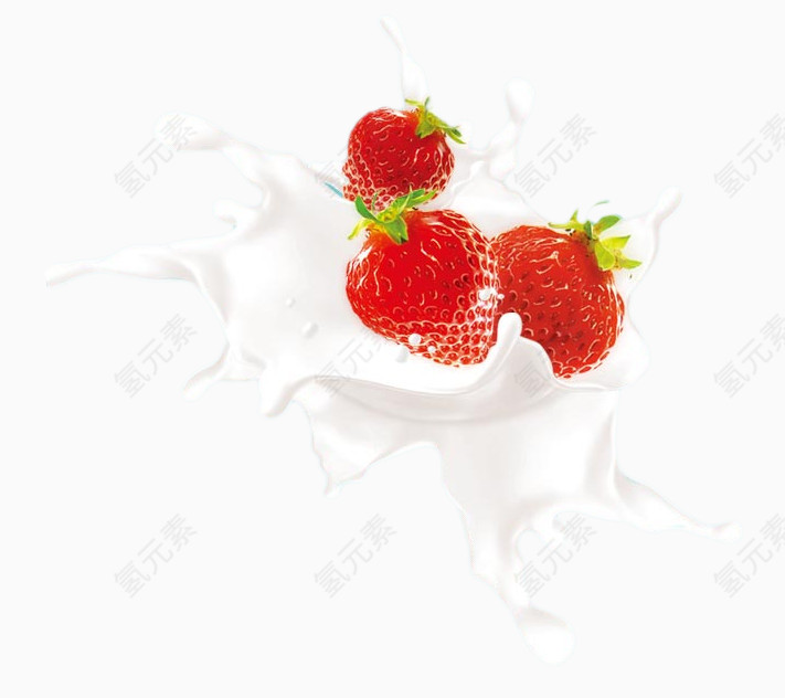 动感草莓牛奶