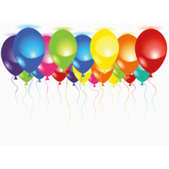 节日促销气球PNG矢量素材