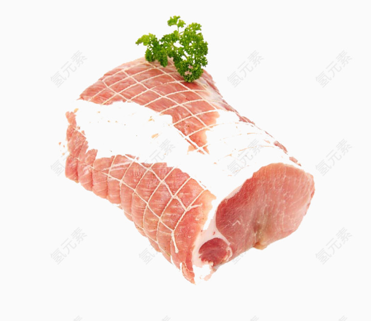 菜市场新鲜的肉卷高清免扣素材